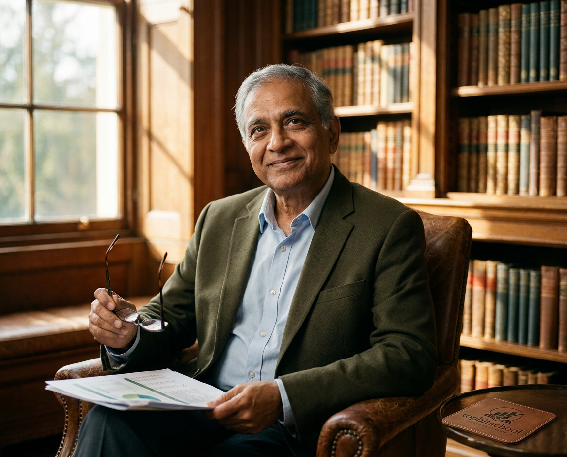 Portrait of Vikram Mehta